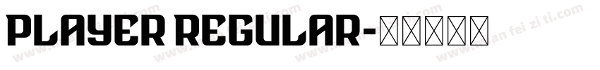 Player Regular字体转换